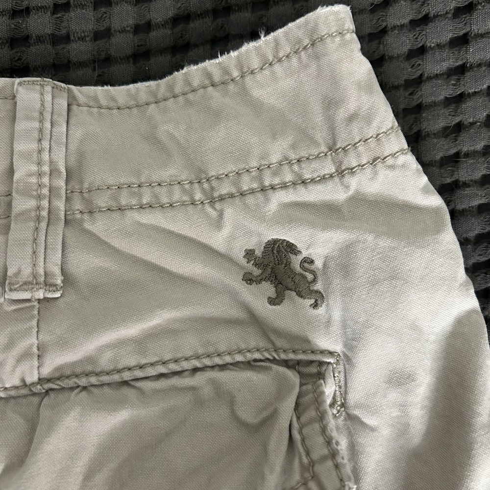 Express Incorruptible‎ Cargo Shorts Men's 36 Khaki Beige Y2K Streetwear Vintage - Picture 7 of 7